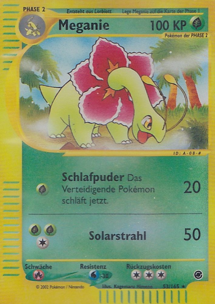 Meganie 53 — Expedition Base Set (German Pokémon TCG card)