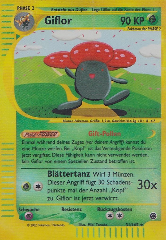 Giflor 69 — Expedition Base Set (German Pokémon TCG card)