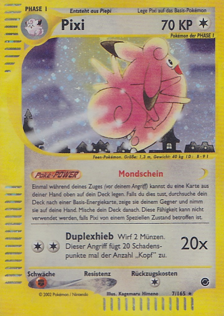 Pixi 7 — Expedition Base Set (German Pokémon TCG card)