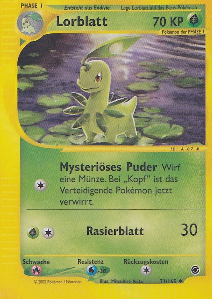 Lorblatt 71 — Expedition Base Set (German Pokémon TCG card)