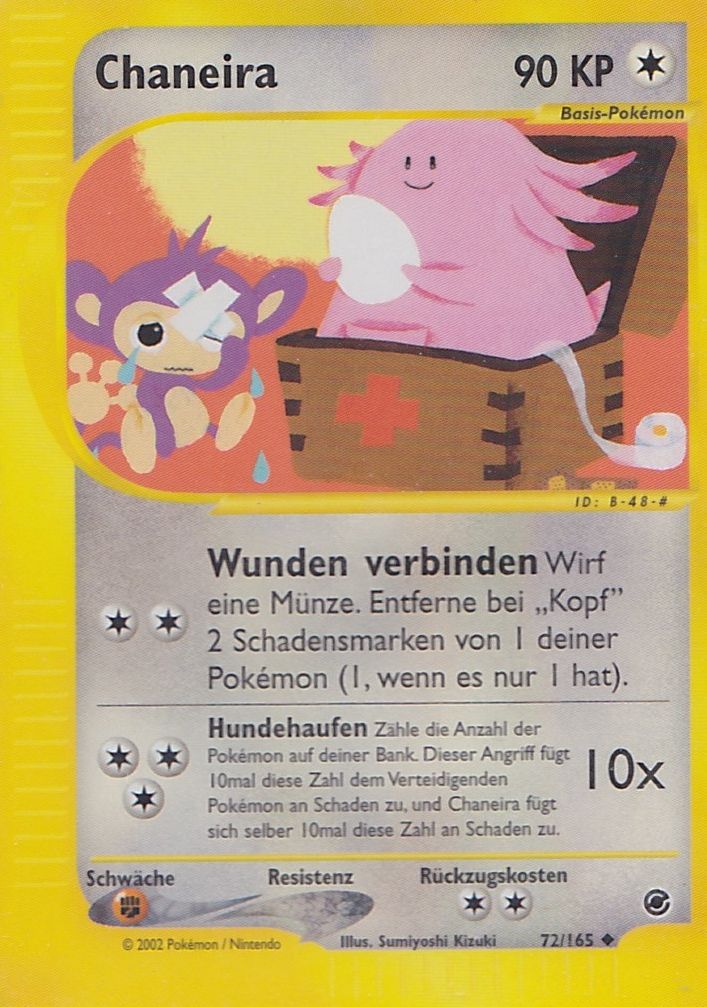 Chaneira 72 — Expedition Base Set (German Pokémon TCG card)