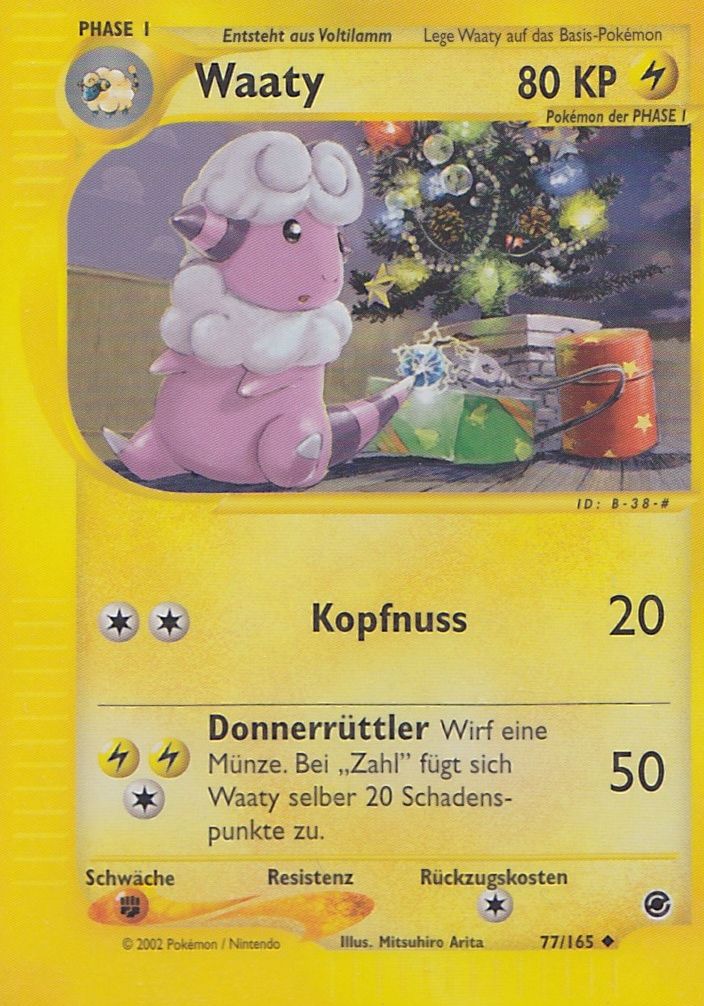 Waaty 77 — Expedition Base Set (German Pokémon TCG card)