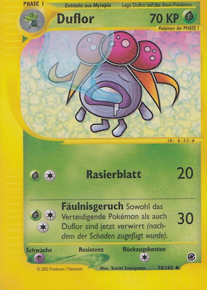 Duflor 78 — Expedition Base Set (German Pokémon TCG card)