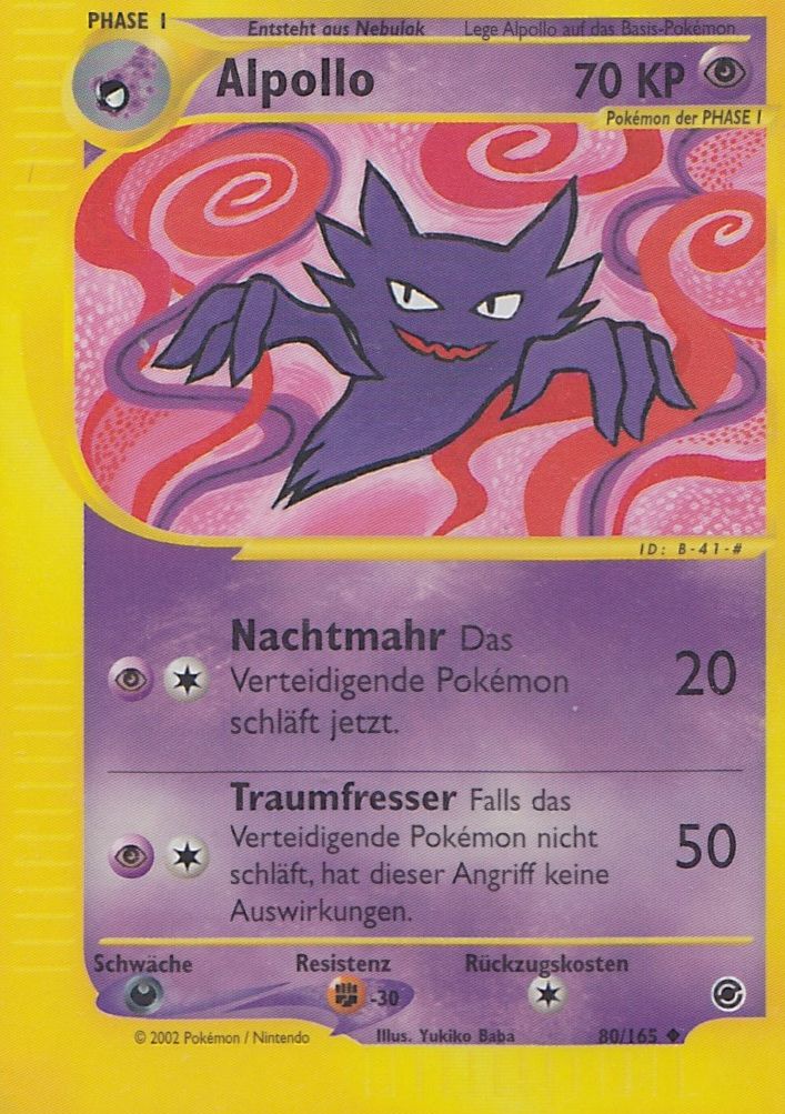 Alpollo 80 — Expedition Base Set (German Pokémon TCG card)