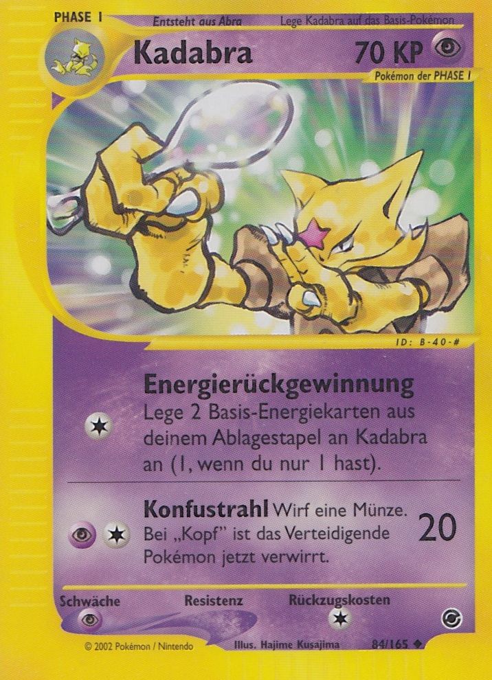 Kadabra 84 — Expedition Base Set (German Pokémon TCG card)