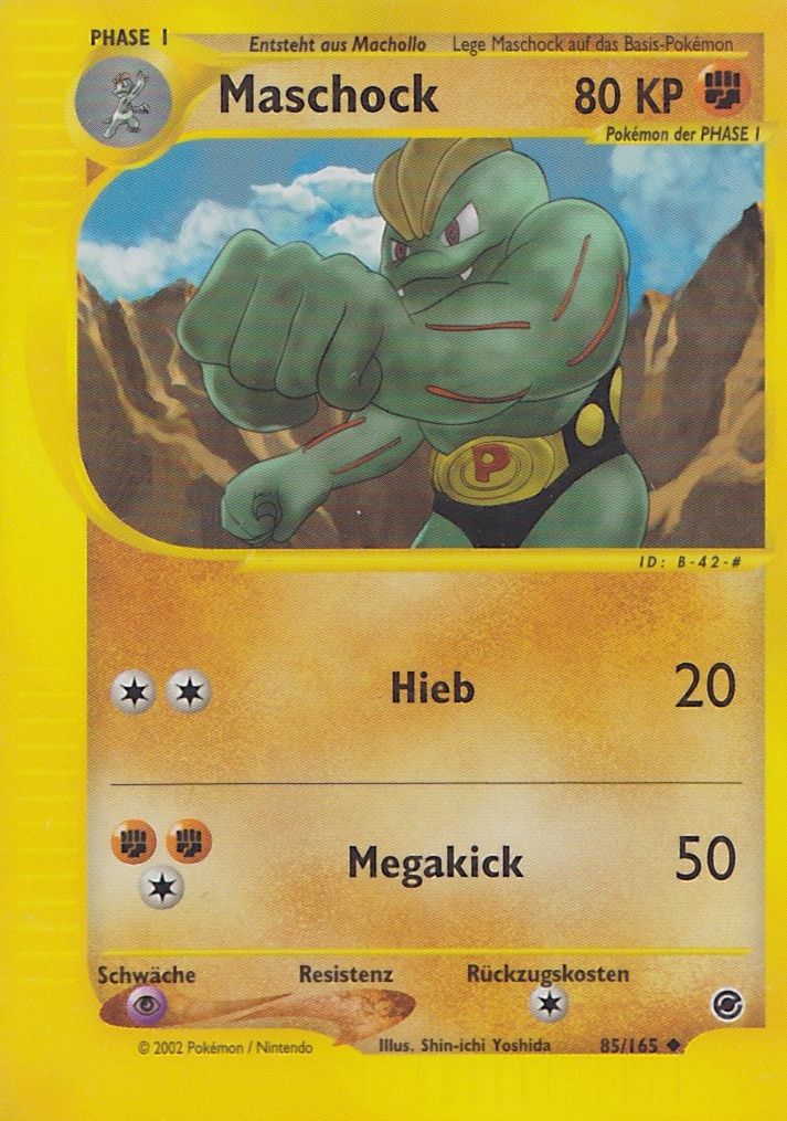 Maschock 85 — Expedition Base Set (German Pokémon TCG card)
