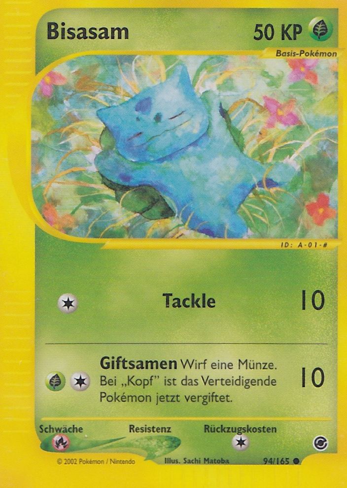 Bisasam 94 — Expedition Base Set (German Pokémon TCG card)