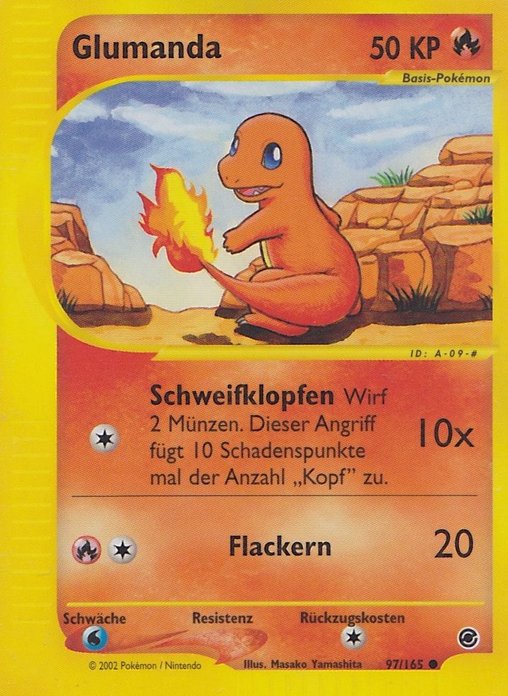 Glumanda 97 — Expedition Base Set (German Pokémon TCG card)