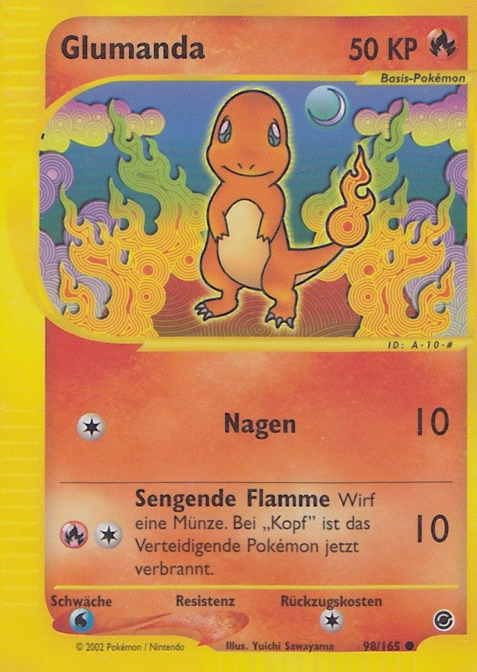 Glumanda 98 — Expedition Base Set (German Pokémon TCG card)