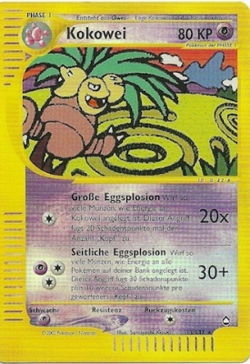 Kokowei 13 — Aquapolis (German Pokémon TCG card)