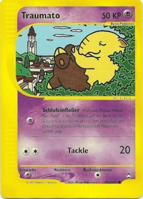 Traumato 74a — Aquapolis (German Pokémon TCG card)