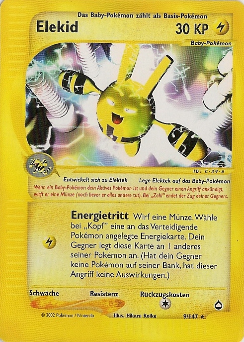Psiana H09 — Aquapolis (German Pokémon TCG card)