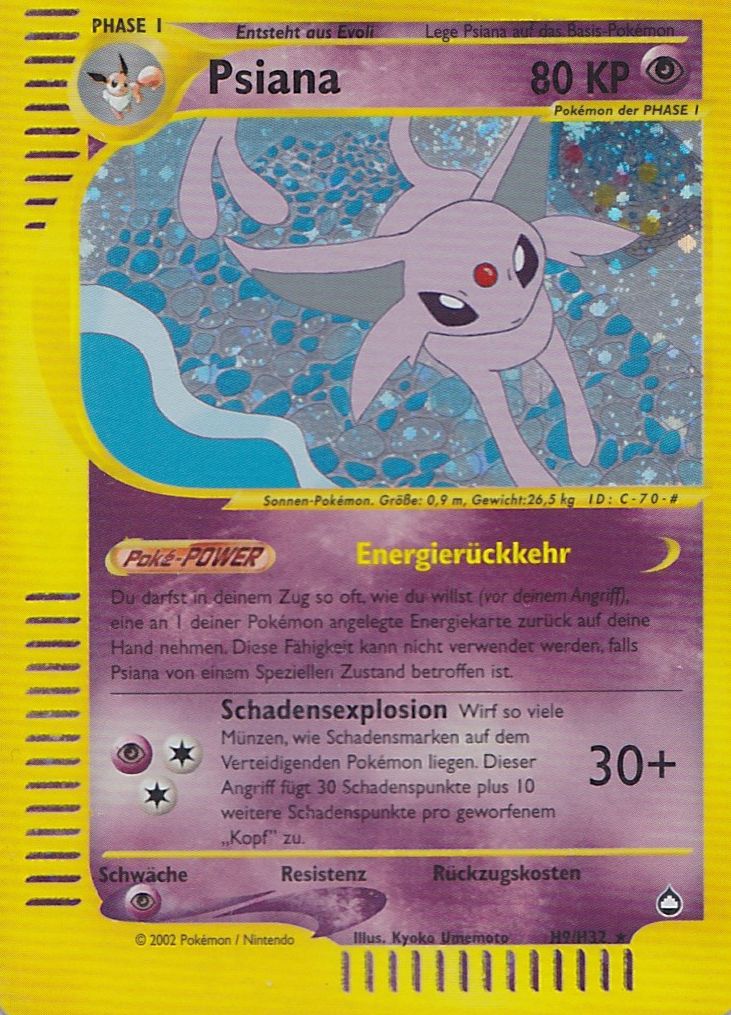 Hundemon H11 — Aquapolis (German Pokémon TCG card)