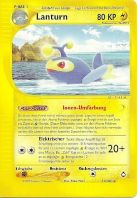 Scherox H21 — Aquapolis (German Pokémon TCG card)