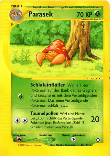 Togetic H27 — Aquapolis (German Pokémon TCG card)