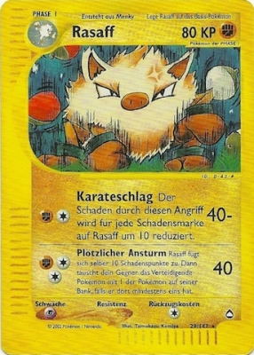 Nachtara H29 — Aquapolis (German Pokémon TCG card)