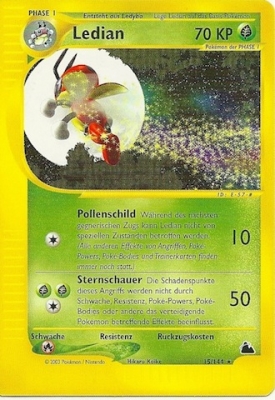 Ledian 15 — Skyridge (German Pokémon TCG card)