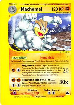 Machomei 16 — Skyridge (German Pokémon TCG card)