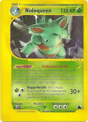 Nidoqueen 22 — Skyridge (German Pokémon TCG card)