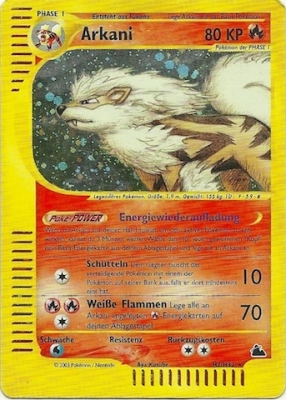 Arkani 3 — Skyridge (German Pokémon TCG card)