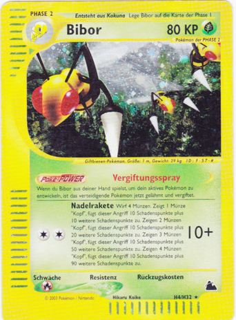 Bibor 5 — Skyridge (German Pokémon TCG card)