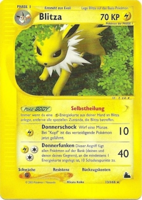 Kabutops H13 — Skyridge (German Pokémon TCG card)