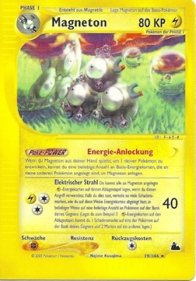 Magneton H19 — Skyridge (German Pokémon TCG card)