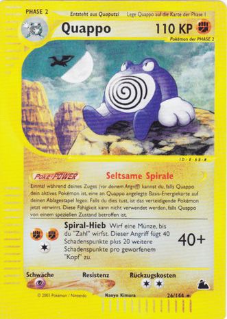 Raikou H26 — Skyridge (German Pokémon TCG card)