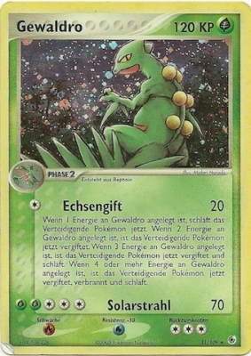 Gewaldro 11 — EX Ruby & Sapphire (German Pokémon TCG card)