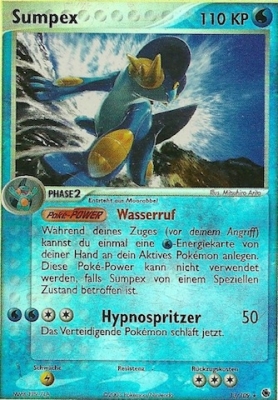 Sumpex 13 — EX Ruby & Sapphire (German Pokémon TCG card)