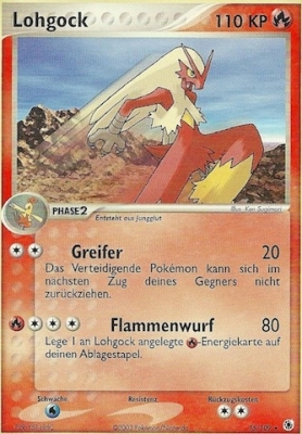 Lohgock 15 — EX Ruby & Sapphire (German Pokémon TCG card)