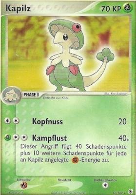 Kapilz 16 — EX Ruby & Sapphire (German Pokémon TCG card)