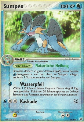 Sumpex 23 — EX Ruby & Sapphire (German Pokémon TCG card)