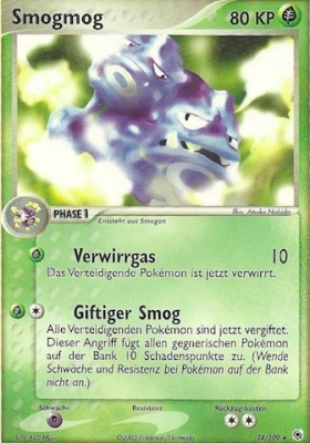 Smogmog 24 — EX Ruby & Sapphire (German Pokémon TCG card)