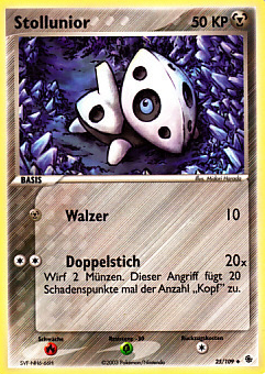 Stollunior 25 — EX Ruby & Sapphire (German Pokémon TCG card)