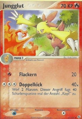Jungglut 27 — EX Ruby & Sapphire (German Pokémon TCG card)