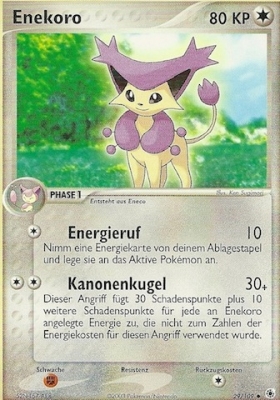 Enekoro 29 — EX Ruby & Sapphire (German Pokémon TCG card)