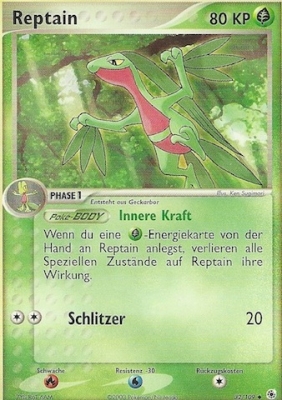 Reptain 32 — EX Ruby & Sapphire (German Pokémon TCG card)