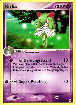 Kirlia 34 — EX Ruby & Sapphire (German Pokémon TCG card)