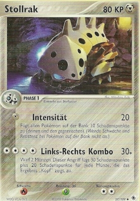 Stollrak 37 — EX Ruby & Sapphire (German Pokémon TCG card)