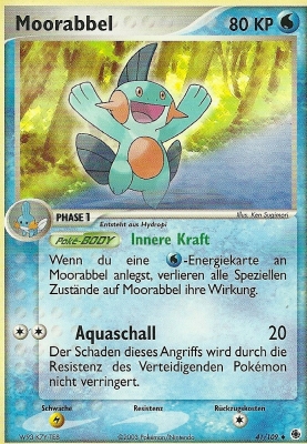 Moorabbel 41 — EX Ruby & Sapphire (German Pokémon TCG card)