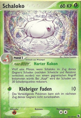 Schaloko 43 — EX Ruby & Sapphire (German Pokémon TCG card)