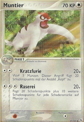 Muntier 47 — EX Ruby & Sapphire (German Pokémon TCG card)