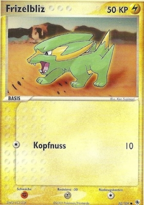 Frizelbliz 52 — EX Ruby & Sapphire (German Pokémon TCG card)