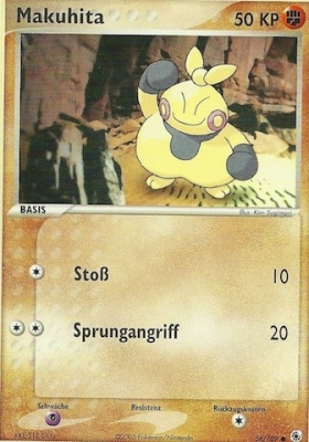 Makuhita 56 — EX Ruby & Sapphire (German Pokémon TCG card)