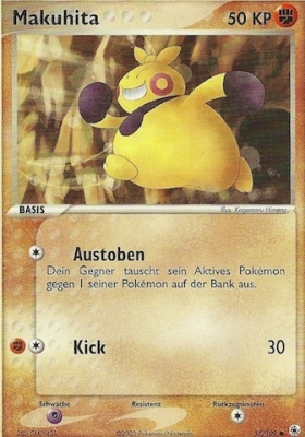 Makuhita 57 — EX Ruby & Sapphire (German Pokémon TCG card)