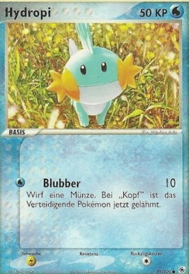 Hydropi 59 — EX Ruby & Sapphire (German Pokémon TCG card)