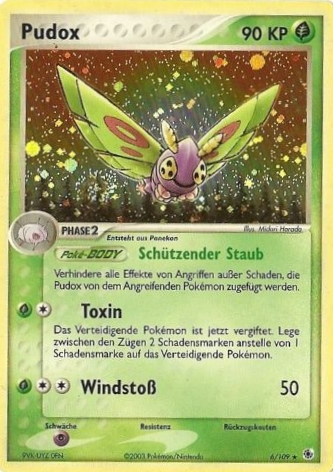 Pudox 6 — EX Ruby & Sapphire (German Pokémon TCG card)