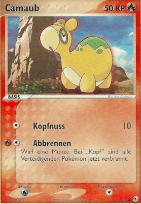 Camaub 61 — EX Ruby & Sapphire (German Pokémon TCG card)