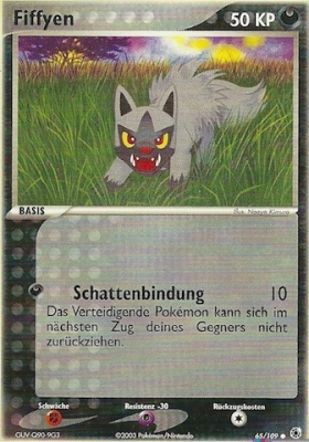 Fiffyen 65 — EX Ruby & Sapphire (German Pokémon TCG card)